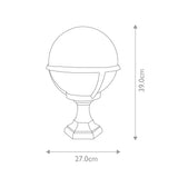 Elstead Glenbeigh 1 Light Pedestal/Porch Lantern