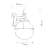 Elstead Glenbeigh 1 Light Wall Lantern