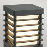 Norlys Halmstad 1 Light Medium Bollard - Black