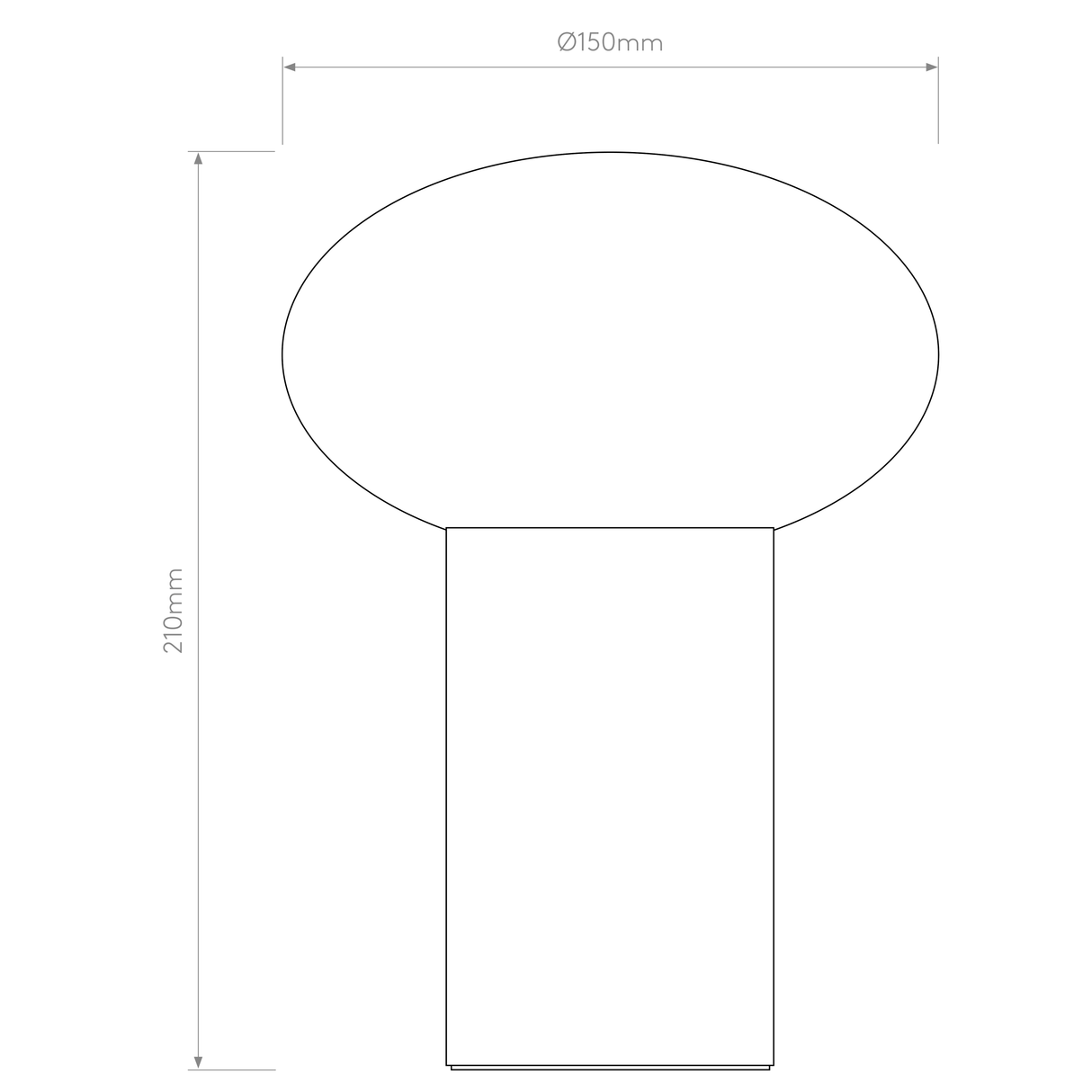 Astro Zeppo Portable Pebble Grey Interior Portable Light