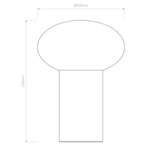 Astro Zeppo Portable Pebble Grey Interior Portable Light