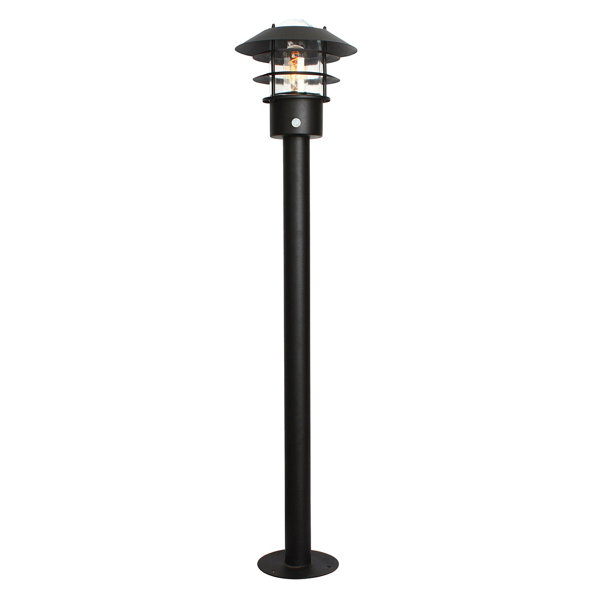 Elstead Helsingor 1 Light Bollard Lantern with PIR