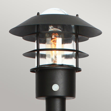 Elstead Helsingor 1 Light Bollard Lantern with PIR