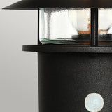Elstead Helsingor 1 Light PIR Pedestal Lantern