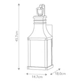 Hinkley Beacon Hill 1lt Small Wall Lantern