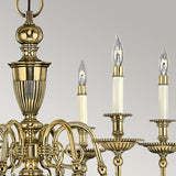Hinkley Cambridge 6 Light Chandelier