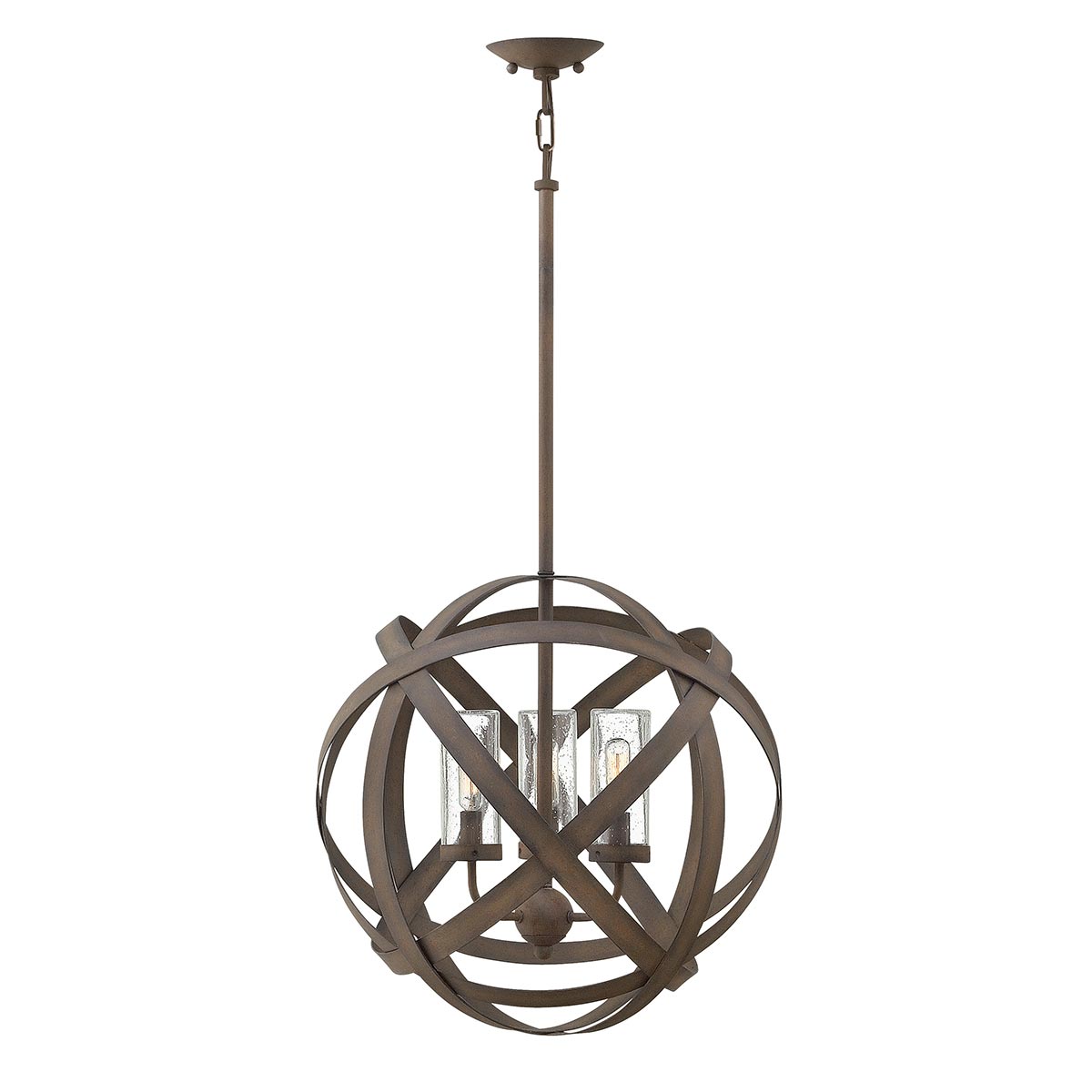 Hinkley Carson 3 Light Outdoor Chandelier