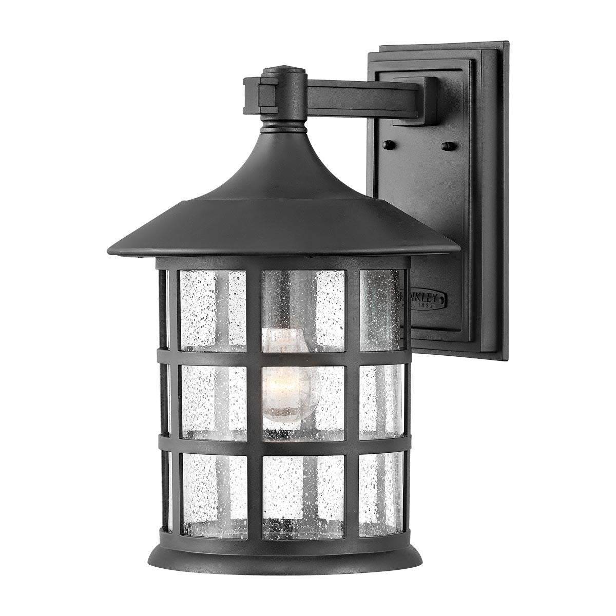 Hinkley Freeport 1lt Large Wall Lantern Black