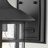 Hinkley Freeport 1lt Medium Wall Lantern Black