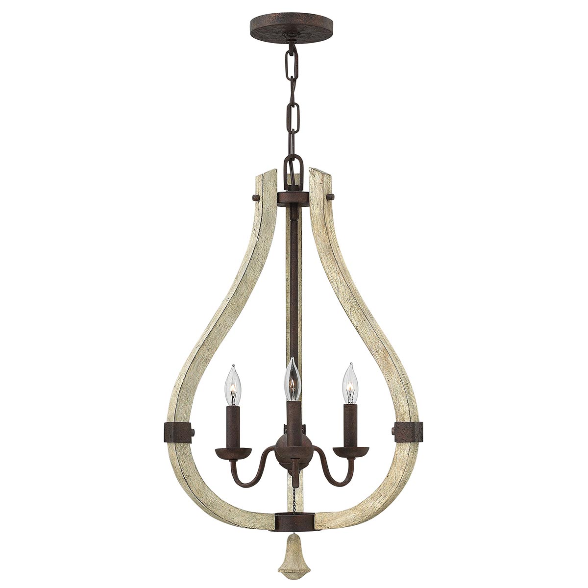Hinkley Middlefield 3 Light Chandelier