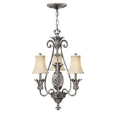 Hinkley Plantation 3 Light Chandelier Silver