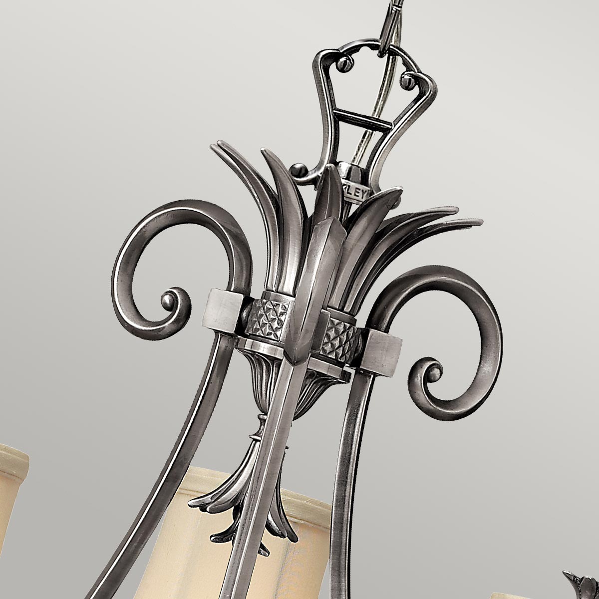 Hinkley Plantation 3 Light Chandelier Silver