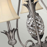 Hinkley Plantation 3 Light Chandelier Silver
