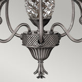 Hinkley Plantation 3 Light Chandelier Silver