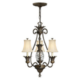 Hinkley Plantation 3 Light Chandelier Bronze