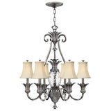 Hinkley Plantation 7 Light Chandelier Silver