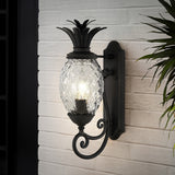 Hinkley Plantation 1lt Medium Wall Lantern Black