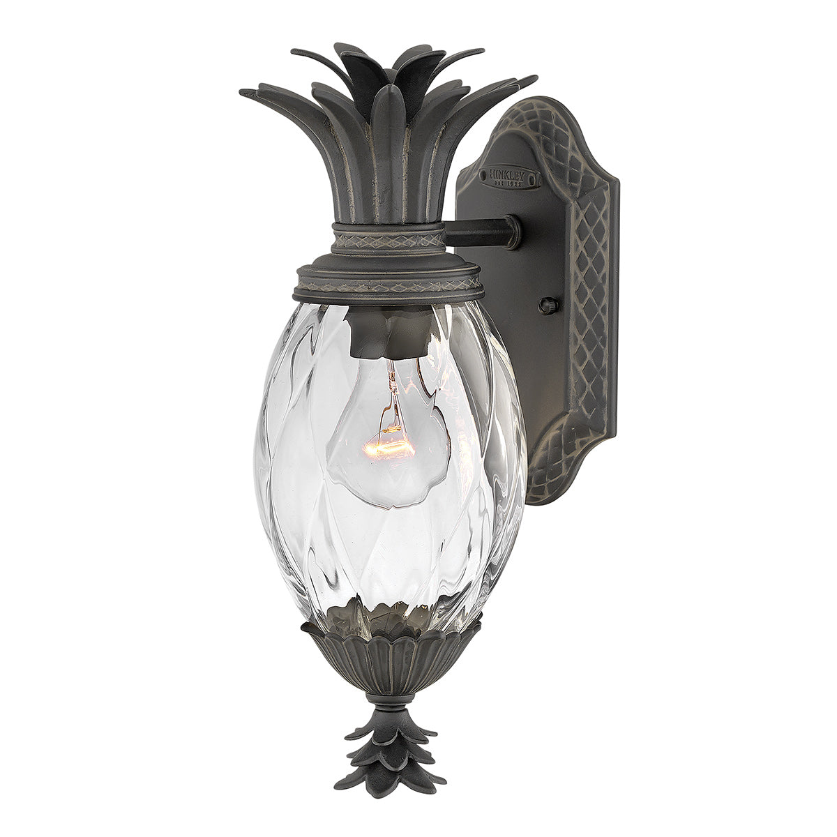 Hinkley Plantation 1lt Small Wall Lantern Black