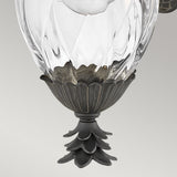 Hinkley Plantation 1lt Small Wall Lantern Black