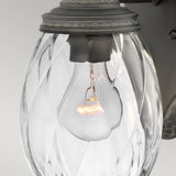 Hinkley Plantation 1lt Small Wall Lantern Black