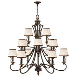 Hinkley Plymouth 15 Light Chandelier