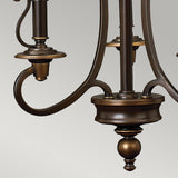 Hinkley Plymouth 3 Light Chandelier