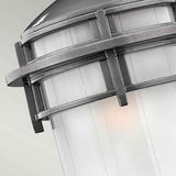 Hinkley Reef Small 1 Light Lantern - Hematite