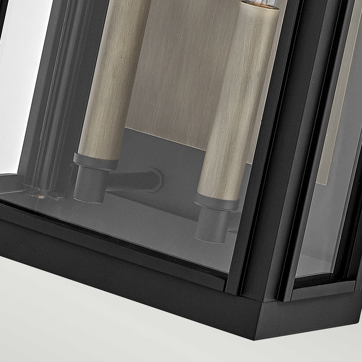 Hinkley Sag Harbor 2 Light Medium Wall Lantern Black