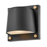 Hinkley Scout 1lt Small Wall Light Black