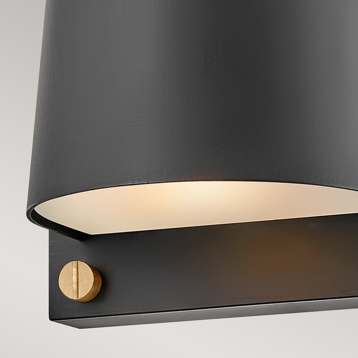Hinkley Scout 1lt Small Wall Light Black