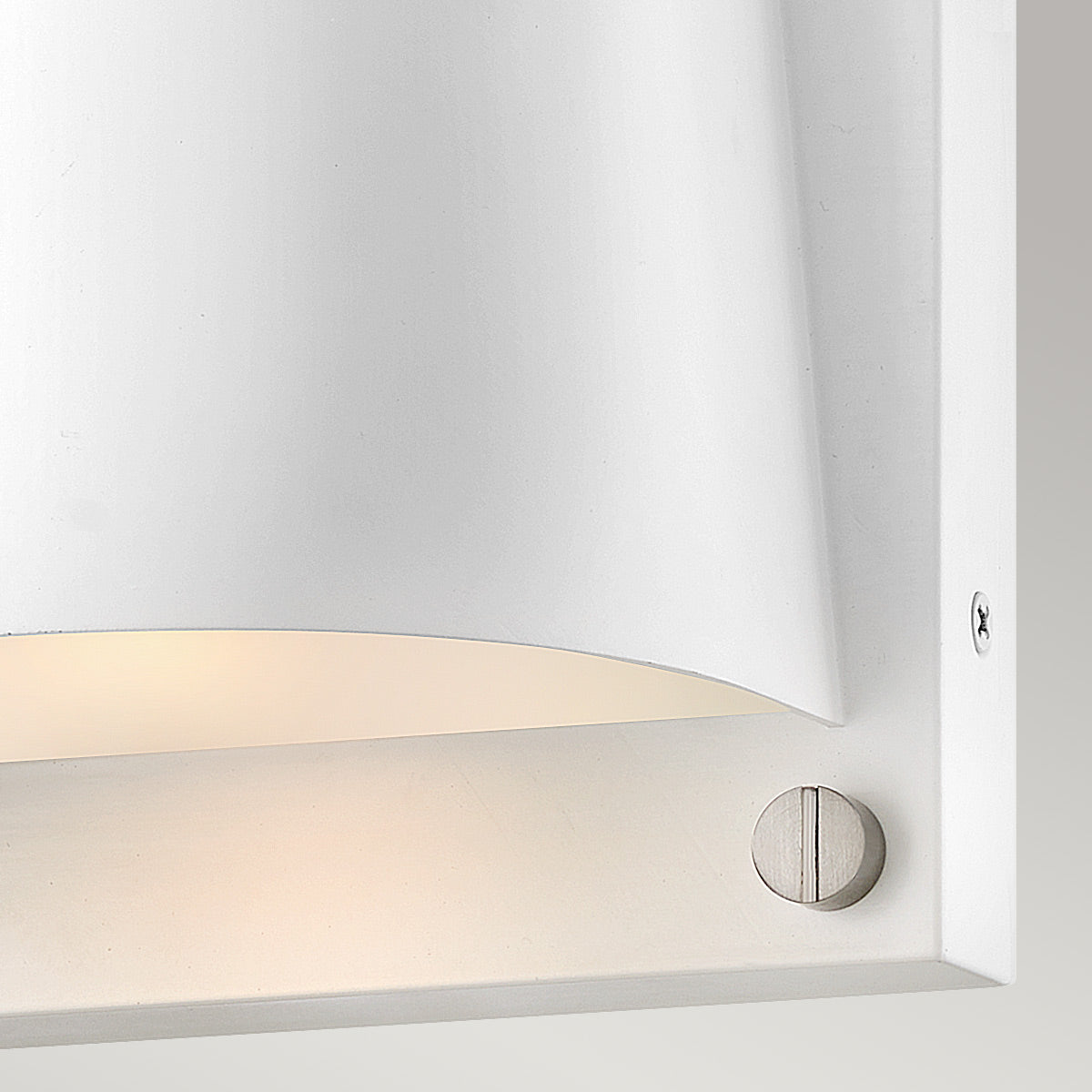 Hinkley Scout 1lt Small Wall Light White