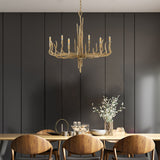 Hinkley Spyre 6 Light Chandelier Gold
