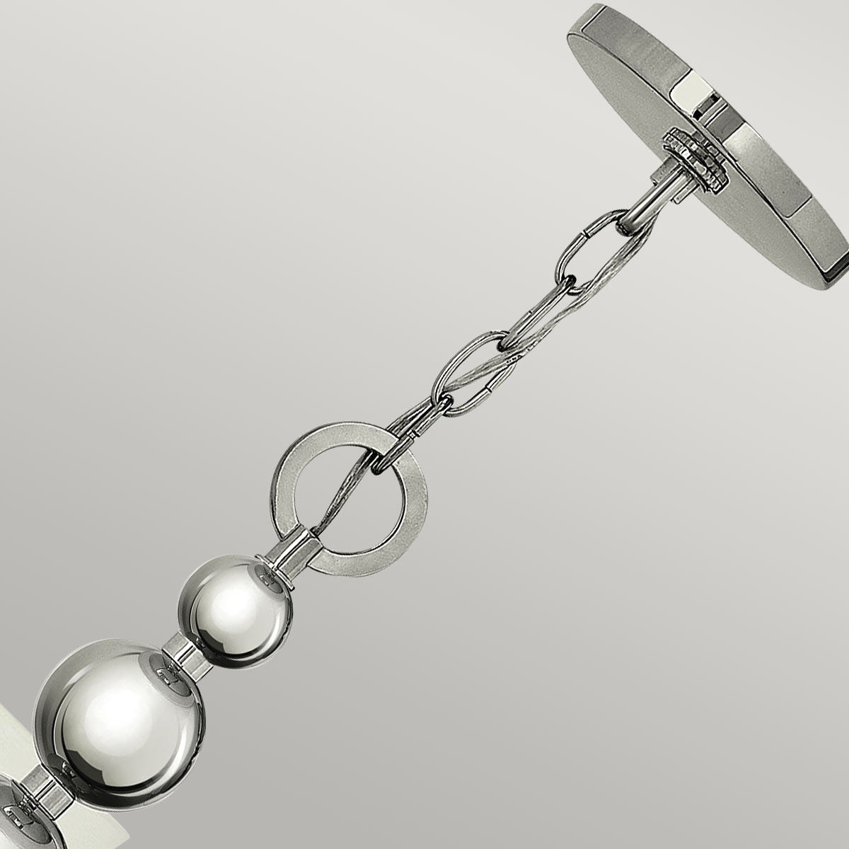 Hinkley Zelda 5 Light Chandelier Silver