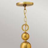Hinkley Zelda 8 Light Chandelier Brass