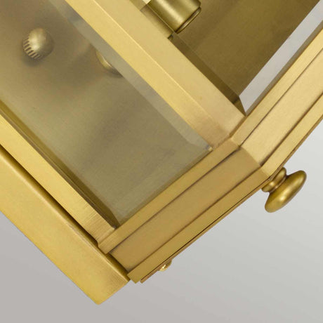 Elstead Holborn 2 Light Medium Half Lantern Brass