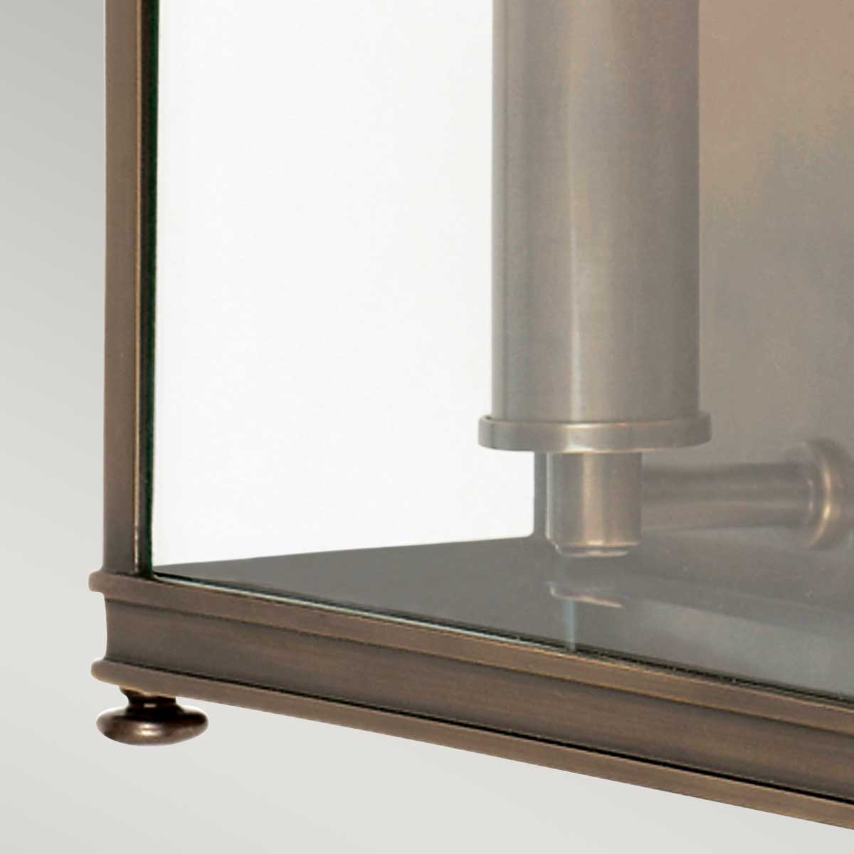 Elstead Holborn 2 Light Half Lantern Medium Bronze