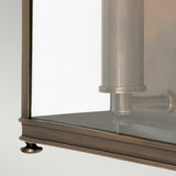 Elstead Holborn 2 Light Half Lantern Medium Bronze