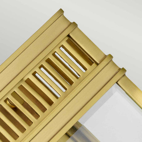 Elstead Holborn 1 Light Small Half Lantern Brass