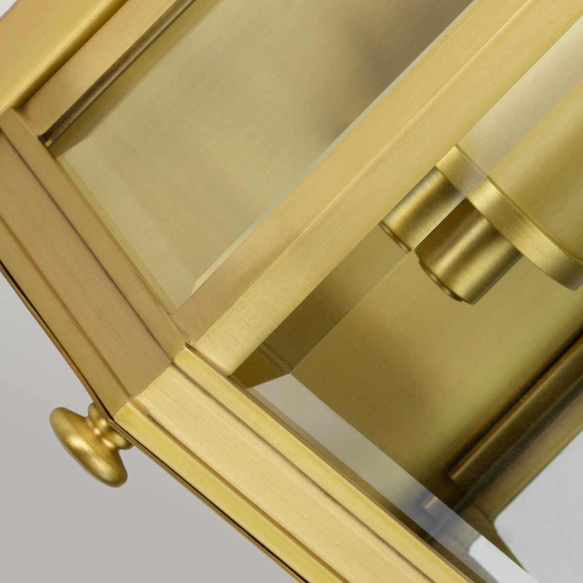 Elstead Holborn 1 Light Small Half Lantern Brass