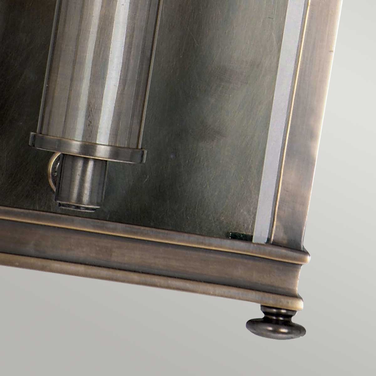 Elstead Holborn 1 Light Half Lantern Small Bronze