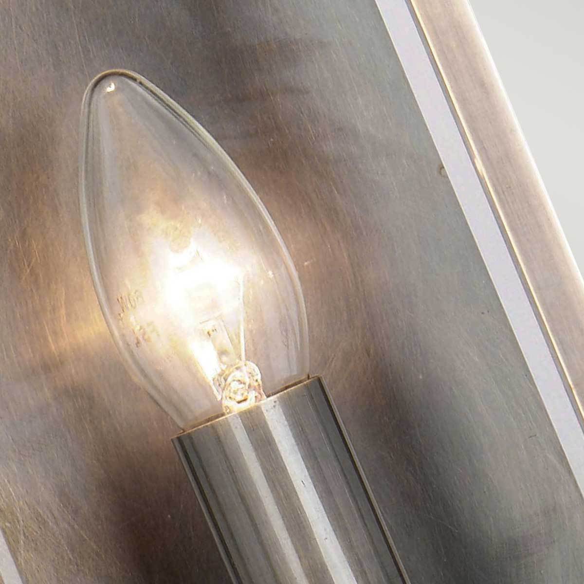 Elstead Holborn 1 Light Half Lantern Small Bronze