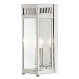 Elstead Holborn 1 Light Half Lantern Small Silver