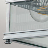 Elstead Holborn 2 Light Flush Silver