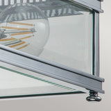 Elstead Holborn 2 Light Flush Silver