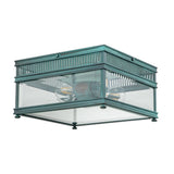 Elstead Holborn 2 Light Flush Verdigris