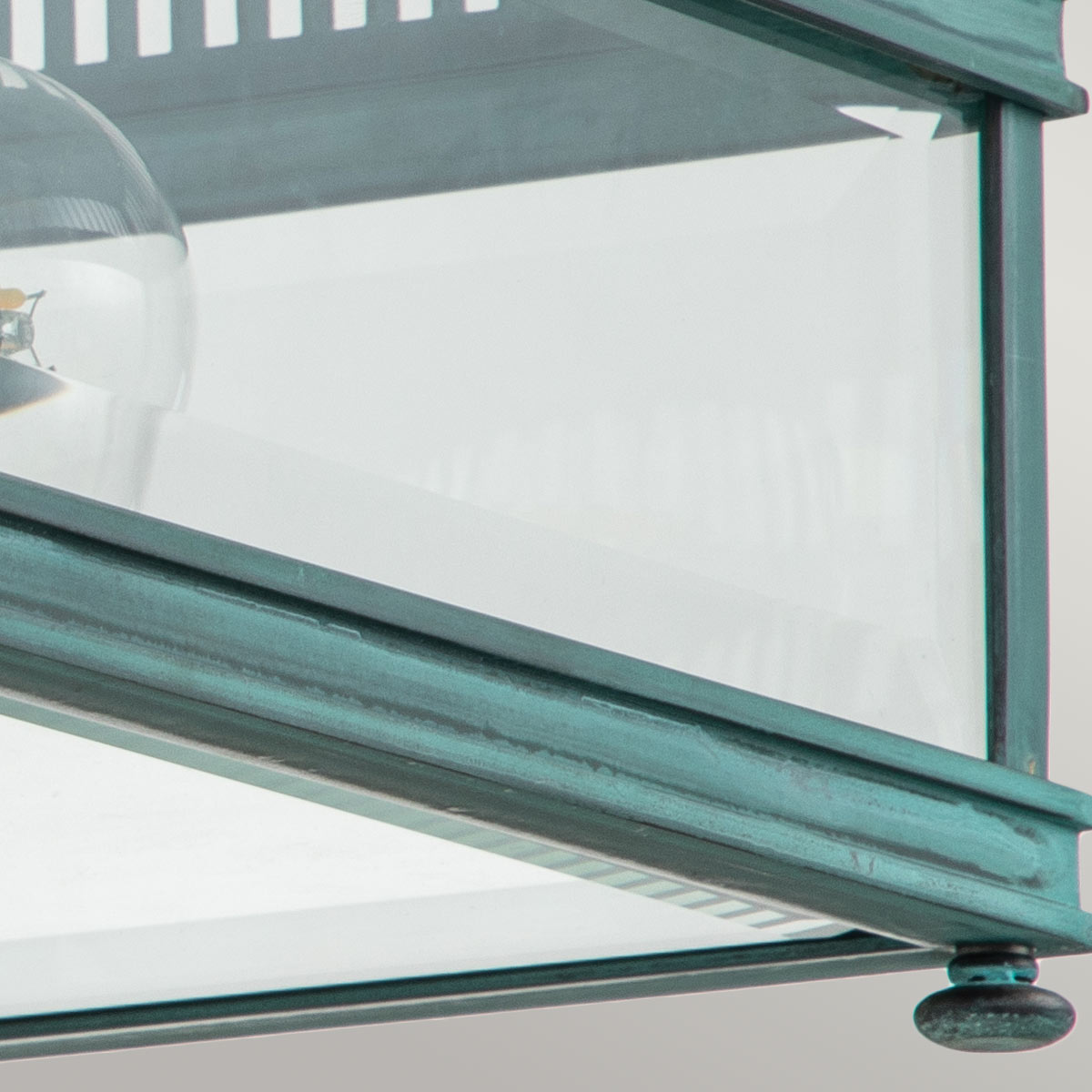 Elstead Holborn 2 Light Flush Verdigris