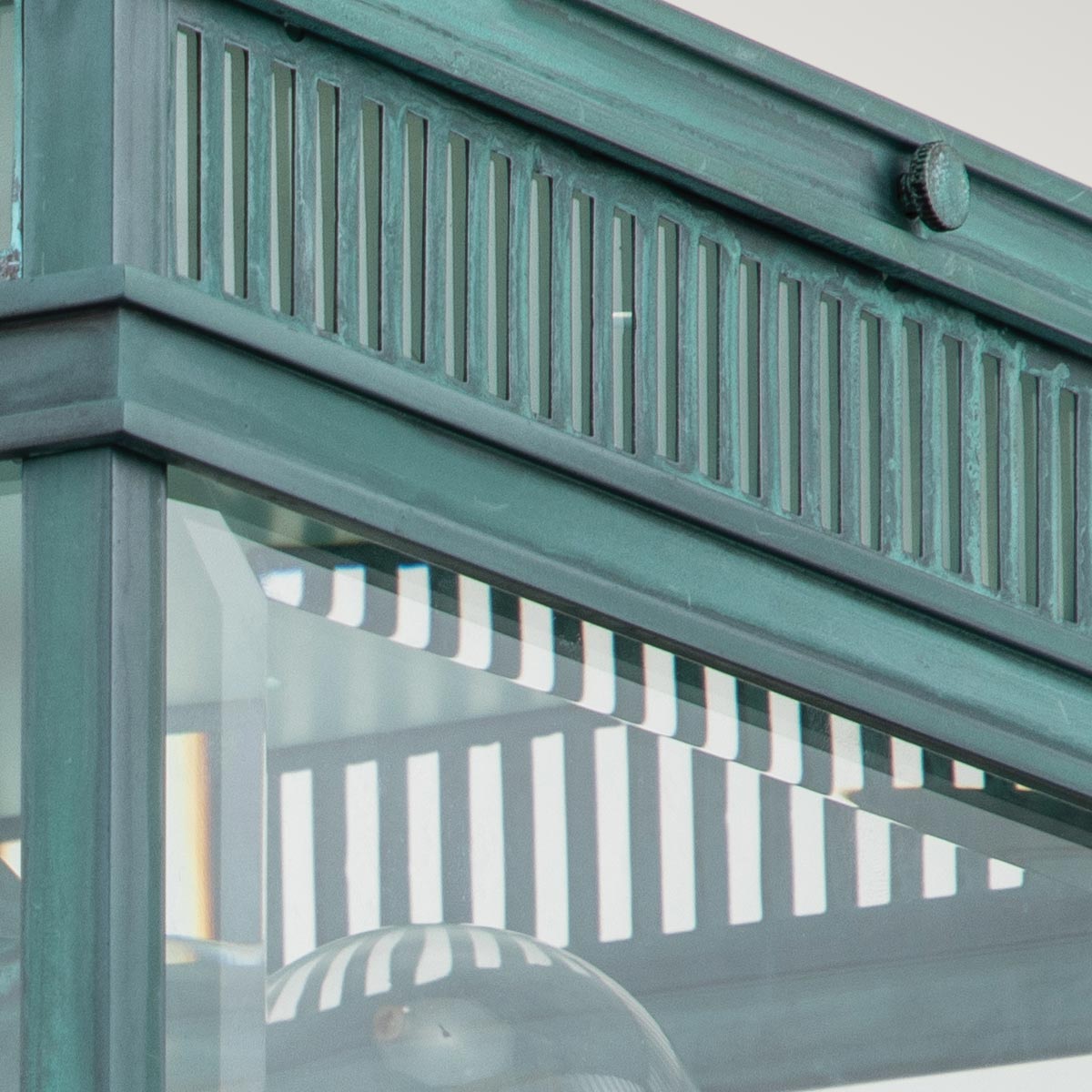 Elstead Holborn 2 Light Flush Verdigris