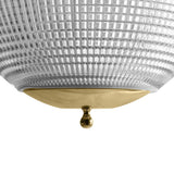 Soho Lighting Hollen Globe Classic Polished Brass Glass Pendant Light