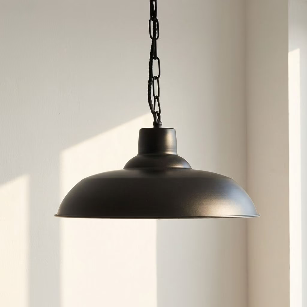 Soho Lighting Portland Pendant Light Matt Black