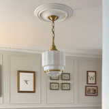 Soho Lighting The Dean Pendant Light Lacquered Aged Brass